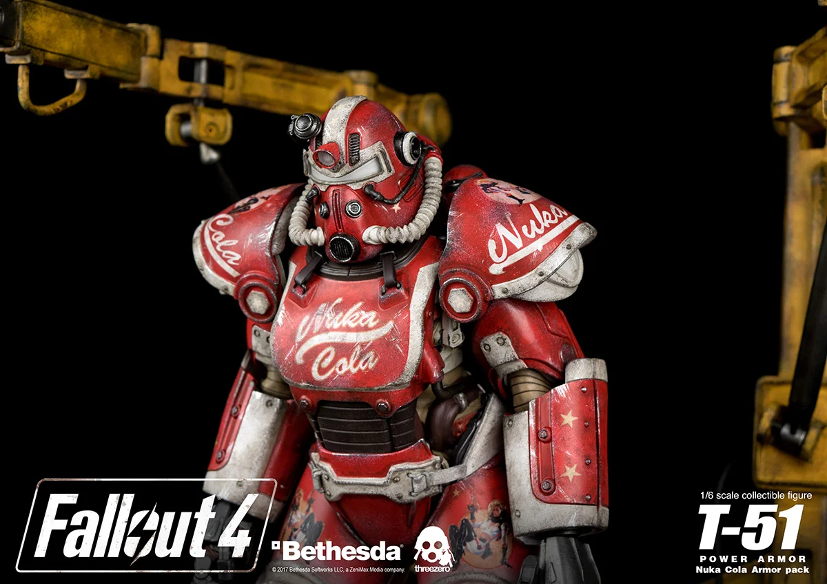 FALLOUT 4: T-51 POWER ARMOR - NUKA COLA ARMOR PACK — THREEZERO BLOG JP